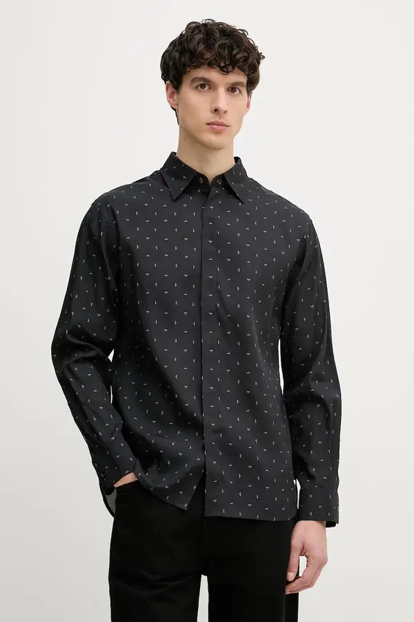 Emporio Armani Emporio Armani srajca moška z lyocellom
