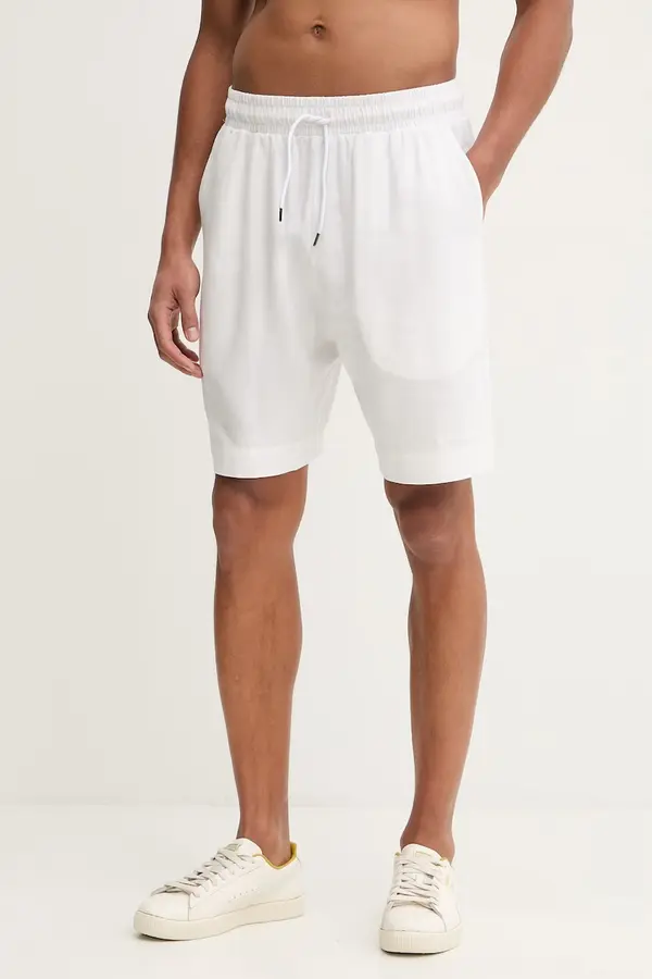 Emporio Armani Underwear Emporio Armani Underwear Kratke hlače z dodatkom lanu Emporio Armani Underwear