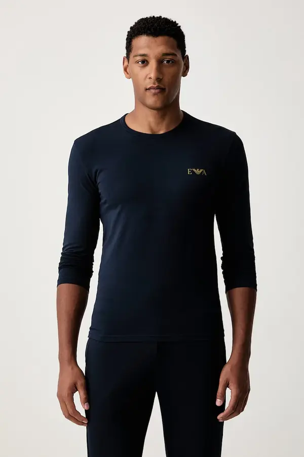 Emporio Armani Underwear Emporio Armani Underwear loungewear majica z dolgimi rokavi moška