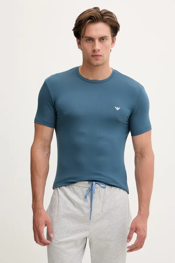 Emporio Armani Underwear Emporio Armani Underwear osnovna kratka majica moška z viskozo paket 2 kosov