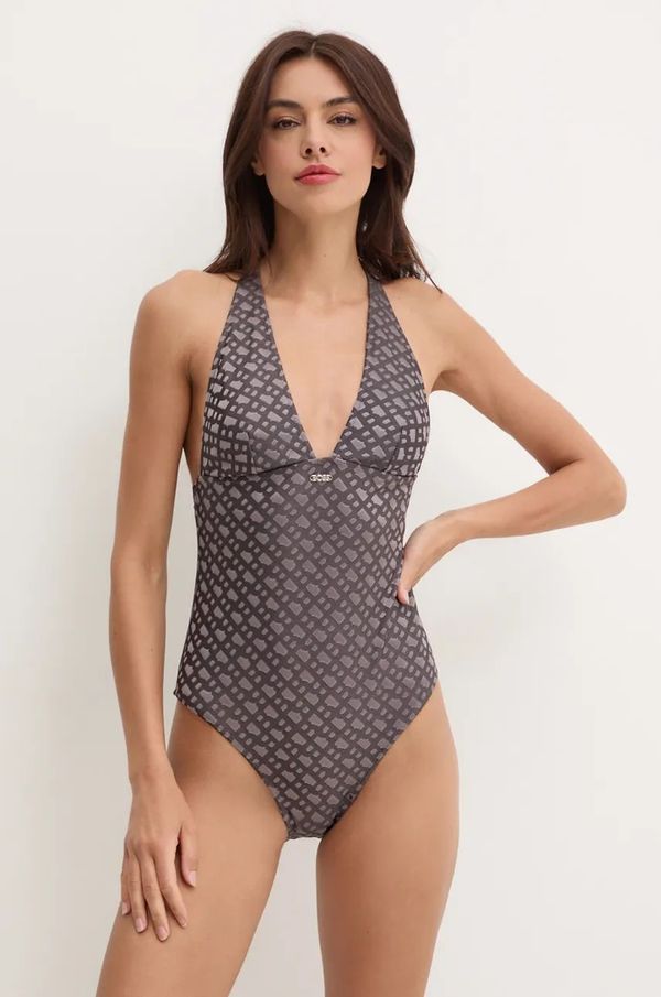 BOSS Enodelne kopalke BOSS siva barva