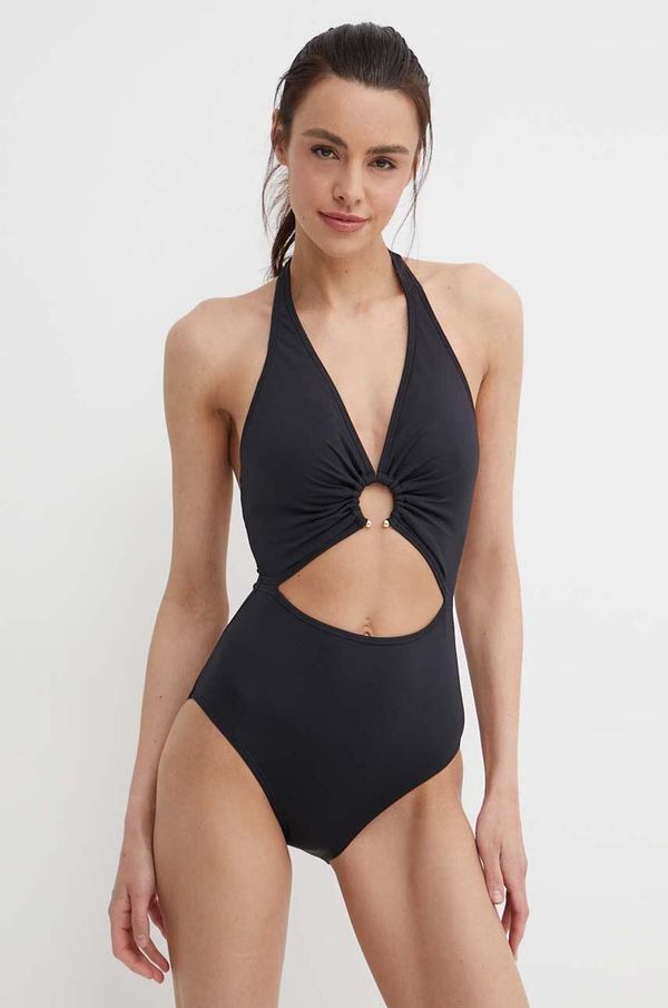 MICHAEL Michael Kors Enodelne kopalke MICHAEL Michael Kors HALTER ONE PIECE črna barva, MM2R243