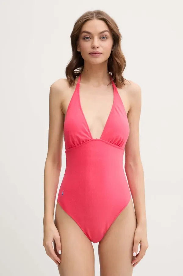 Polo Ralph Lauren Enodelne kopalke Polo Ralph Lauren roza barva, 21568508