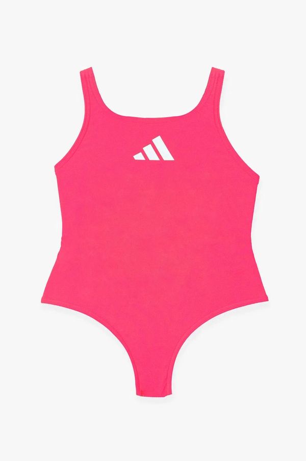 adidas Performance Enodelne otroške kopalke adidas Performance roza barva, JG5841