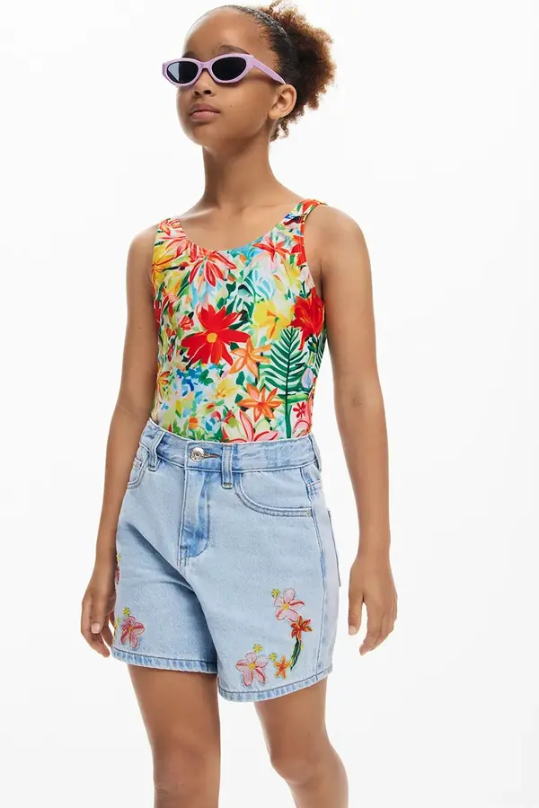 Desigual Enodelne otroške kopalke Desigual