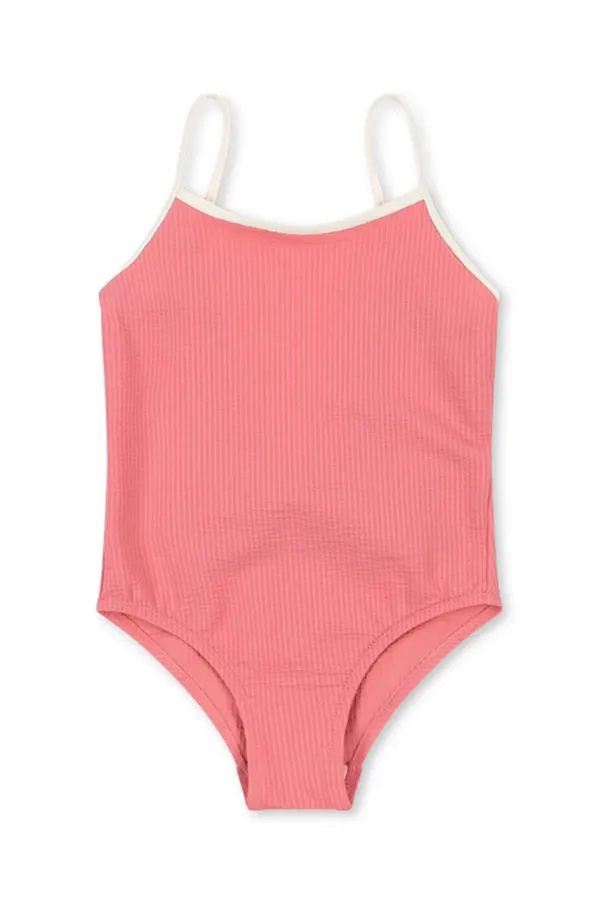 Konges Sløjd Enodelne otroške kopalke Konges Sløjd BOWIE SWIMSUIT roza barva, KS102499