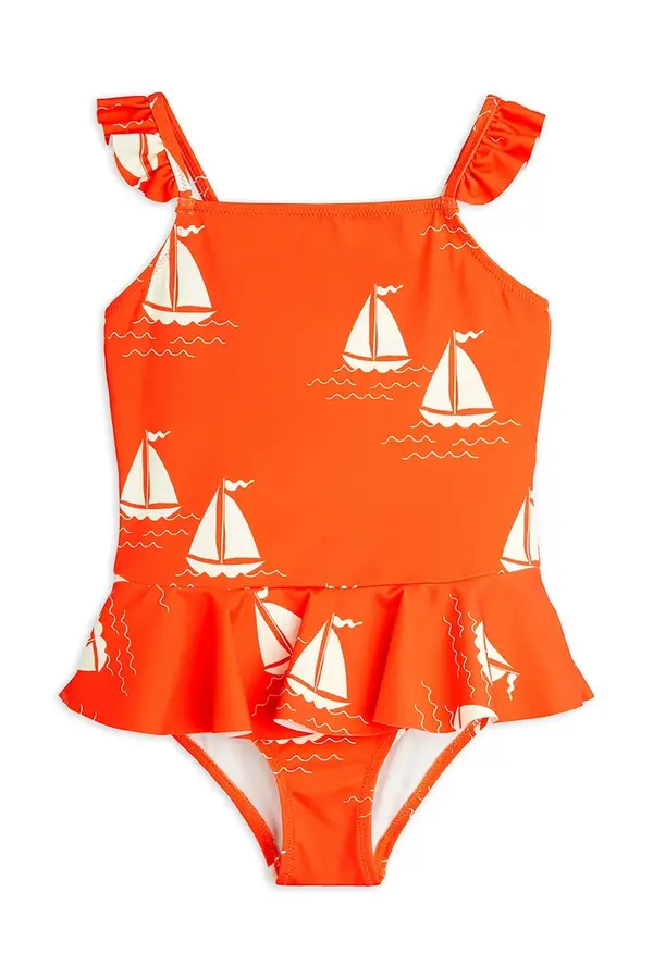 Mini Rodini Enodelne otroške kopalke Mini Rodini Sailing boats