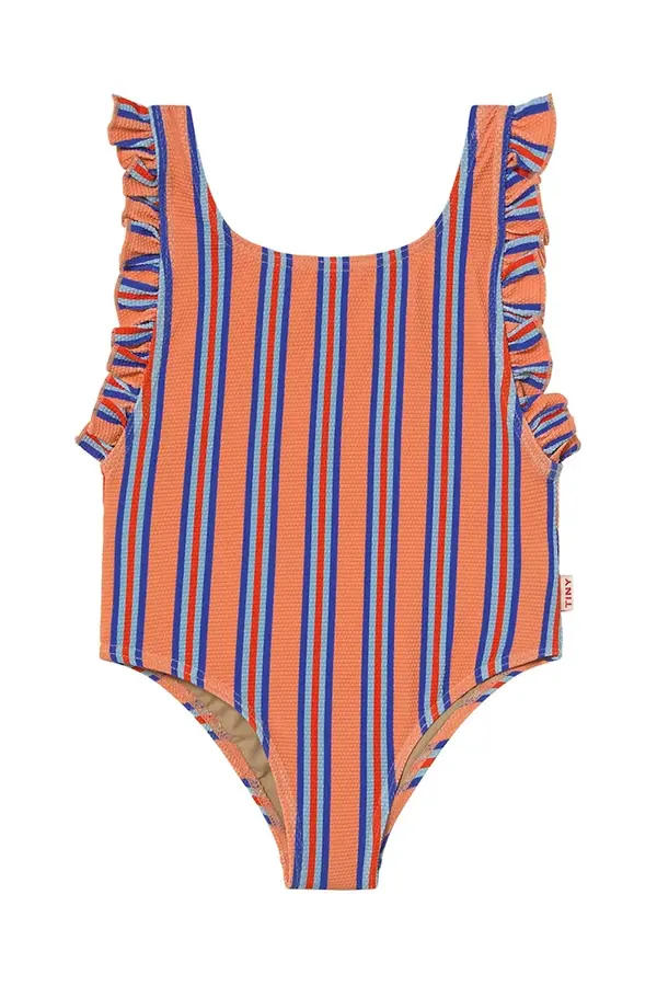 Tinycottons Enodelne otroške kopalke Tinycottons STRIPES SWIMSUIT