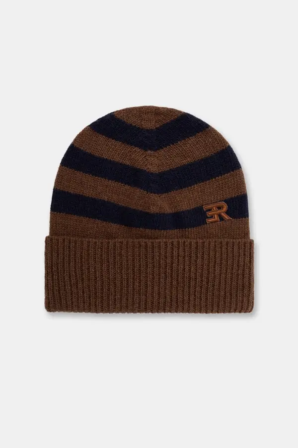 ERMANNO Firenze ERMANNO Firenze beanie kapa ženska z volno