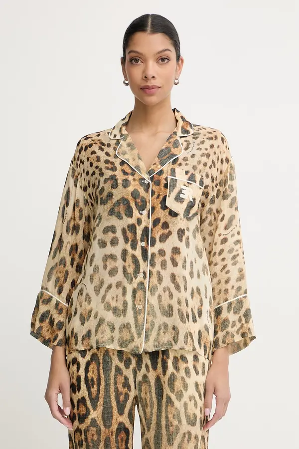 ERMANNO Firenze ERMANNO Firenze loungewear bluza ženska viskozna