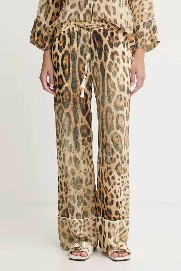 ERMANNO Firenze ERMANNO Firenze loungewear hlače ženske z viskozo