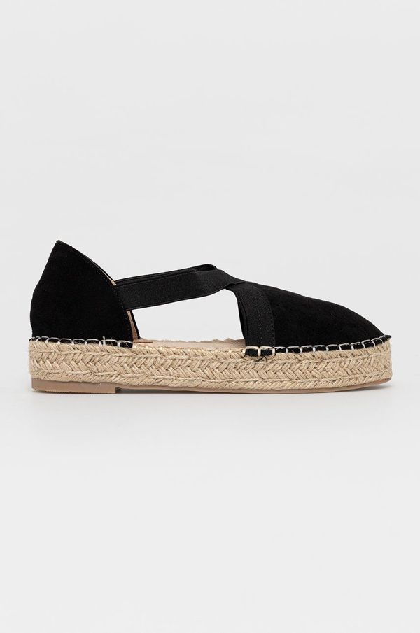 Answear Lab Espadrile Answear Lab črna barva