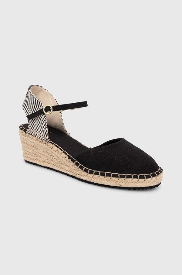 Gant Espadrile Gant Luliza črna barva, 28568614.G00