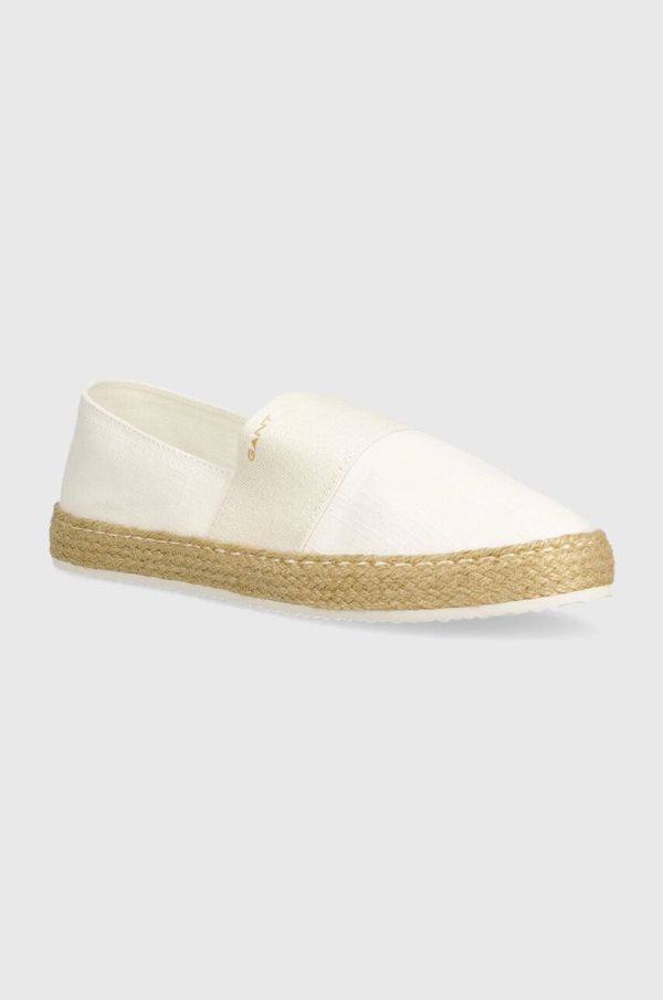 Gant Espadrile Gant Raffiaville bela barva, 28569606.G20