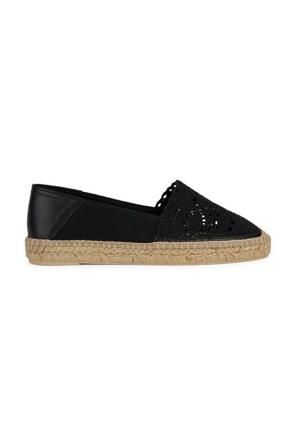 Geox Espadrile Geox D LAMPEDUSA črna barva, D45V0D 0DS10 C9999