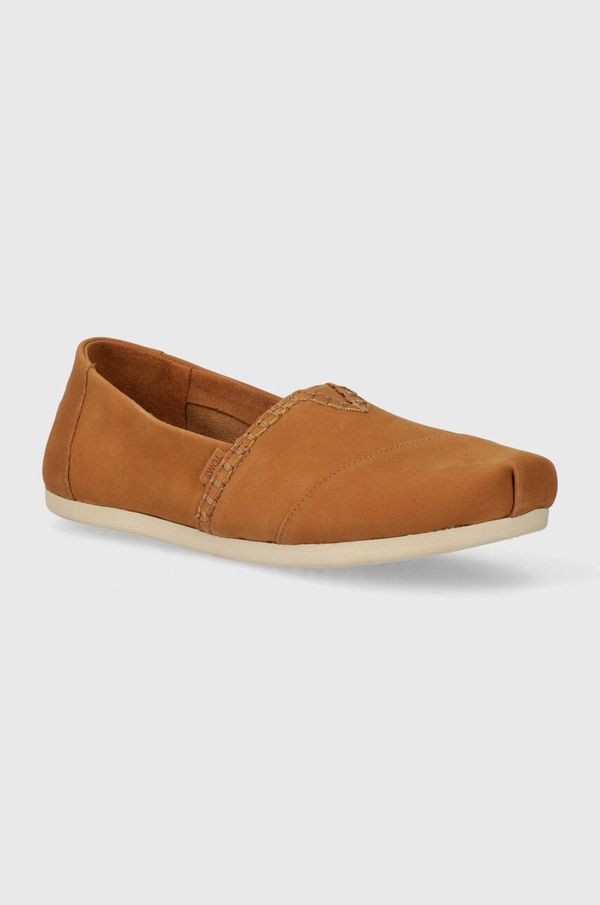 Toms Espadrile iz nubuka Toms Alpargata rjava barva, 10020670