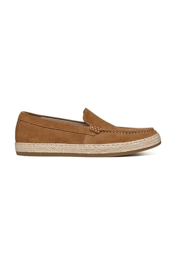 Geox Espadrile iz semiša Geox U PANTELLERIA rjava barva, U45DWB 00022 C6018