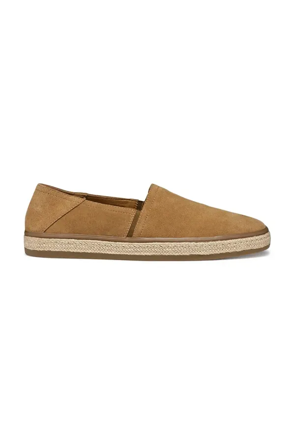 Geox Espadrile iz semiša Geox U PANTELLERIA rjava barva, U55DWA 00022 C6018