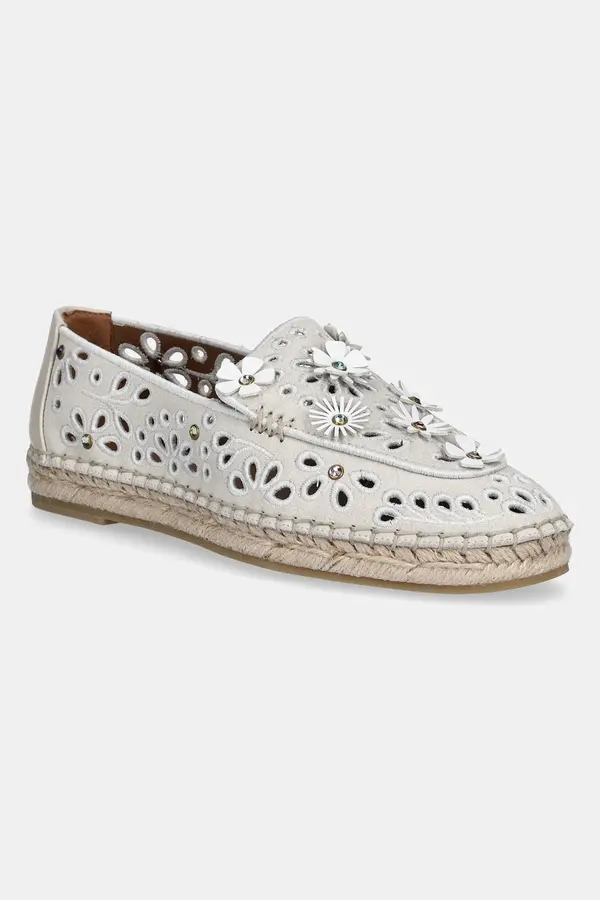 Kurt Geiger London Espadrile iz semiša Kurt Geiger London Flower Espadrille Loafer