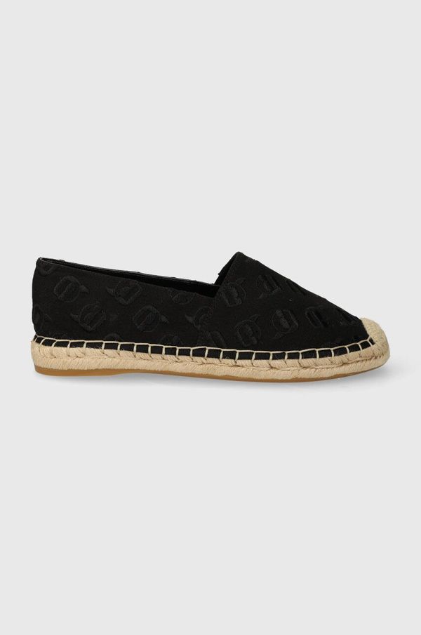 Karl Lagerfeld Espadrile Karl Lagerfeld KAMINI NFT črna barva, KL80124A