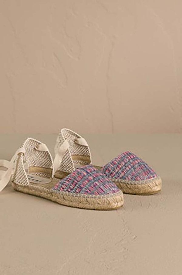 Manebi Espadrile Manebi Flat Valenciana Espadrilles roza barva, G 0.6 P0