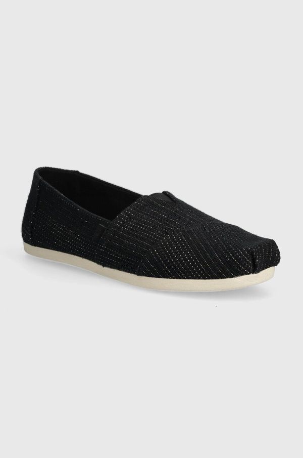 Toms Espadrile Toms Alpargata črna barva, 10020665