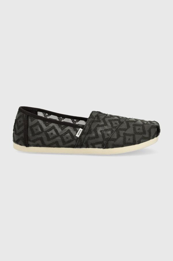 Toms Espadrile Toms Alpargata črna barva