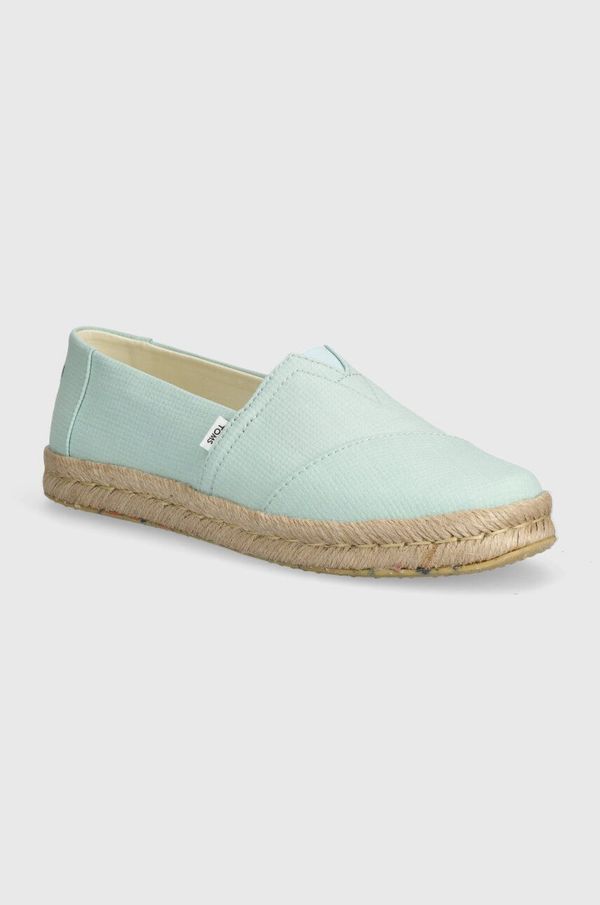 Toms Espadrile Toms Alpargata Rope 2.0 turkizna barva, 10020682