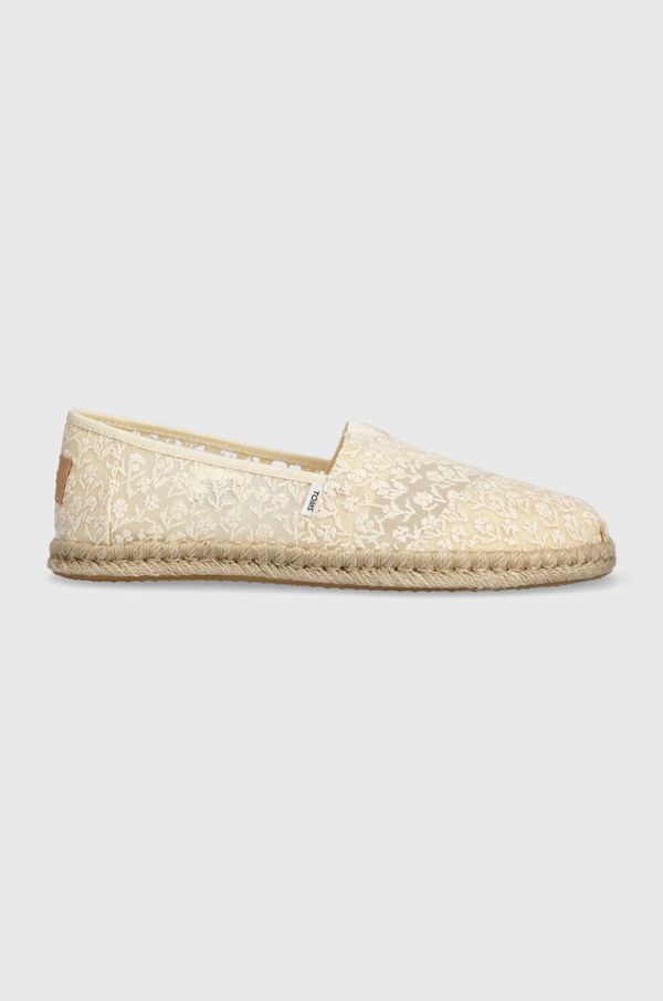 Toms Espadrile Toms Alpargata Rope bež barva, 10019815