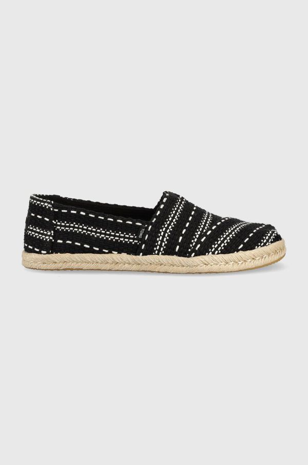 Toms Espadrile Toms Alpargata Rope črna barva, 10019676