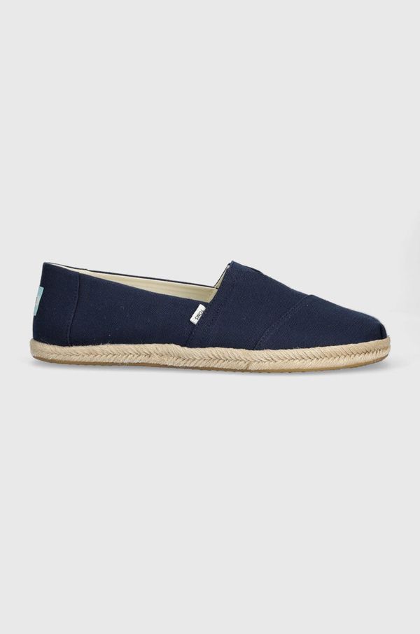 Toms Espadrile Toms Alpargata Rope mornarsko modra barva, 10019912