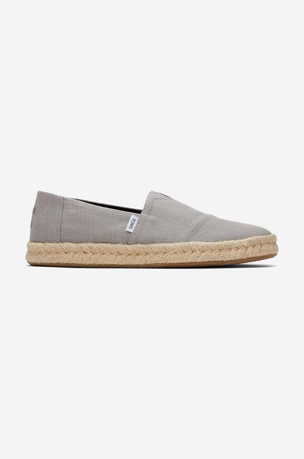 Toms Espadrile Toms Alpargata Rope siva barva