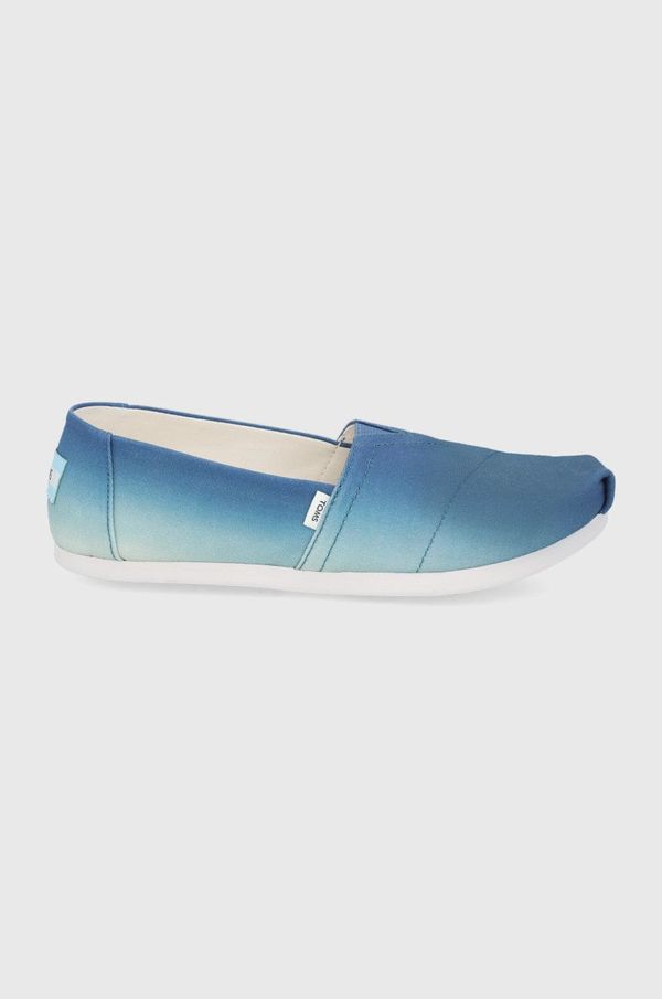 Toms Espadrile Toms modra barva