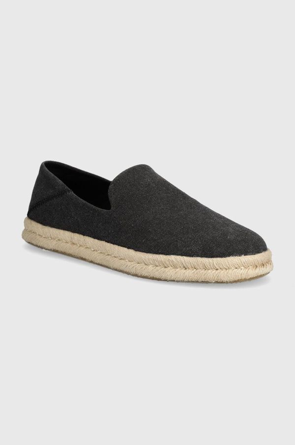 Toms Espadrile Toms Santiago črna barva, 10019869