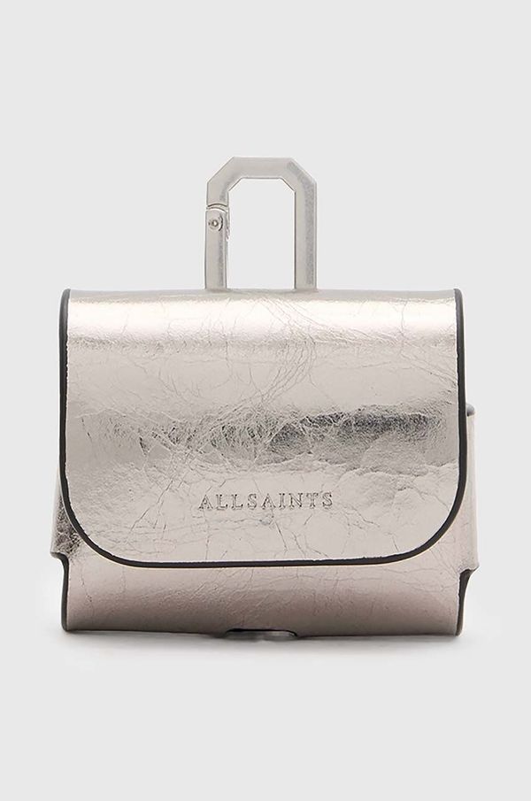 AllSaints Etui za airpod AllSaints AIRPOD CASE srebrna barva, W314XB