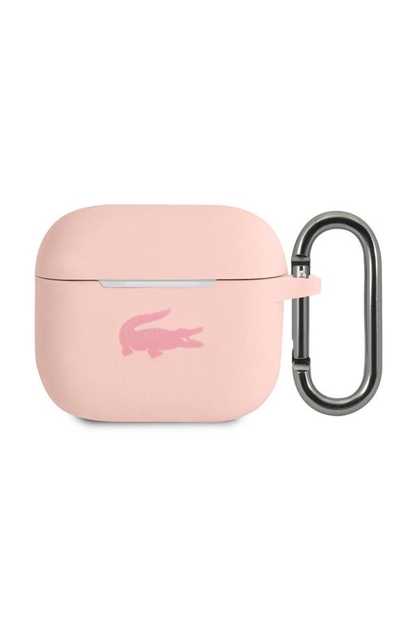 Lacoste Etui za airpod Lacoste Airpods 3 Cover roza barva