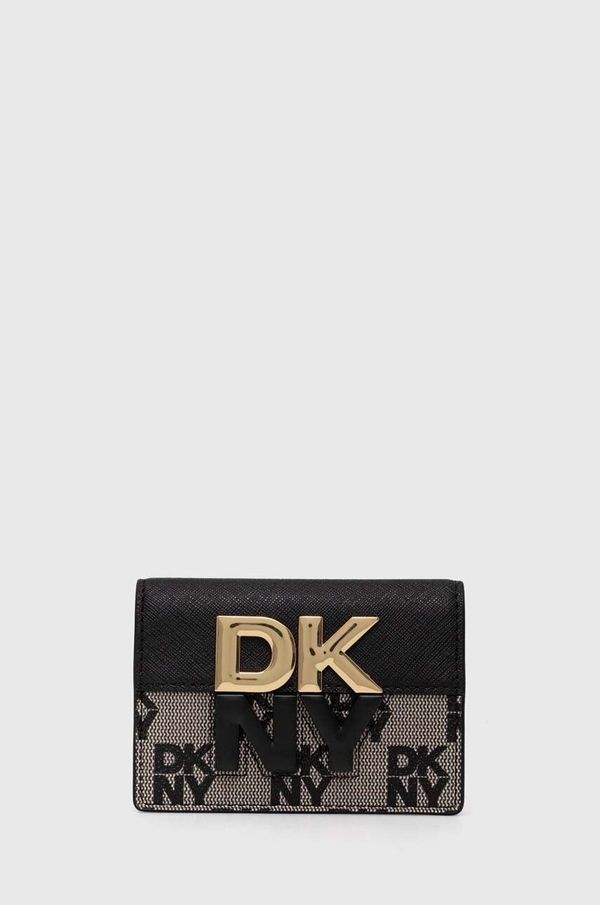 DKNY Etui za kartice Dkny črna barva, R42ZYE33