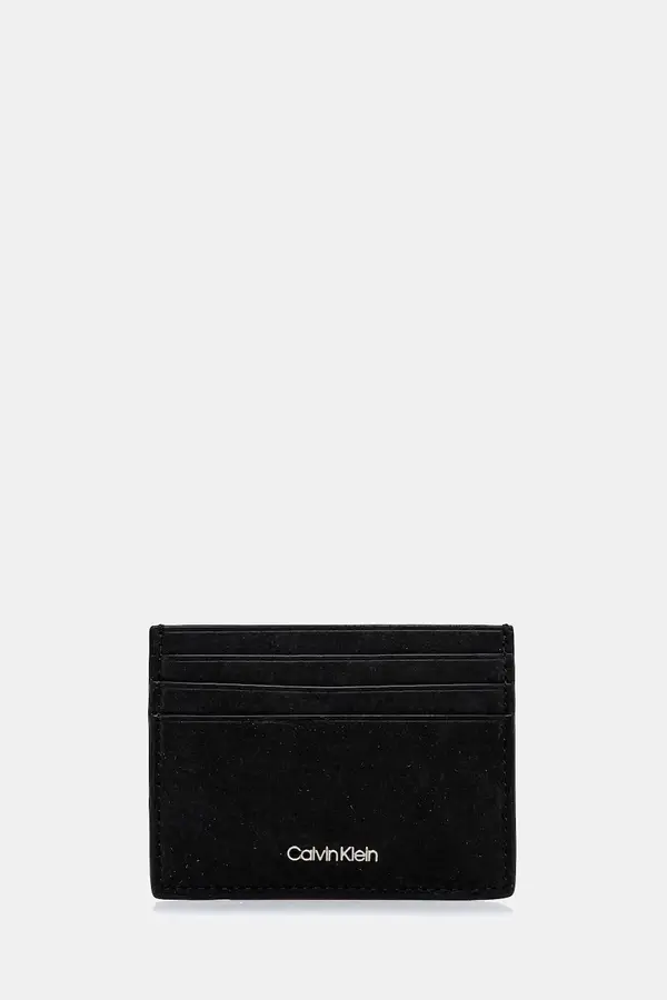 Calvin Klein Etui za kartice iz nubuka Calvin Klein