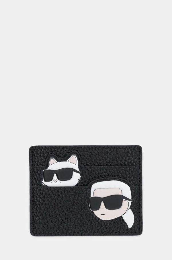 Karl Lagerfeld Etui za kartice Karl Lagerfeld črna barva, A1W32127