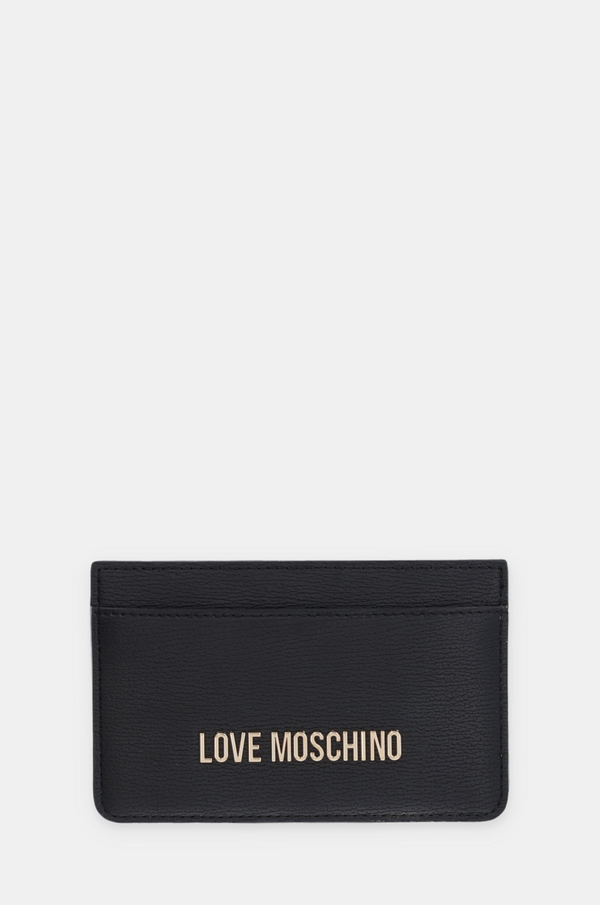 Love Moschino Etui za kartice Love Moschino črna barva, JC5640PP0LLD0