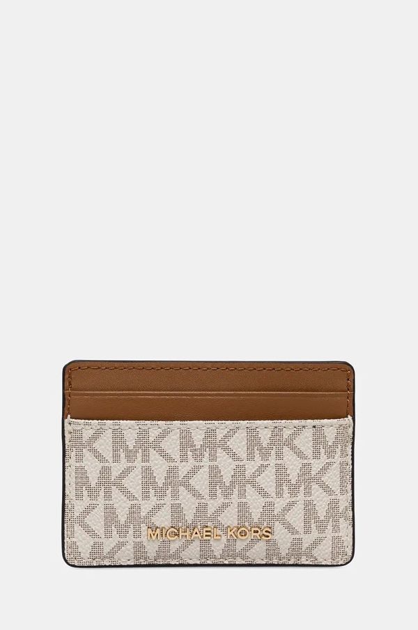 MICHAEL Michael Kors Etui za kartice MICHAEL Michael Kors rjava barva, 32F1GJ6D0B