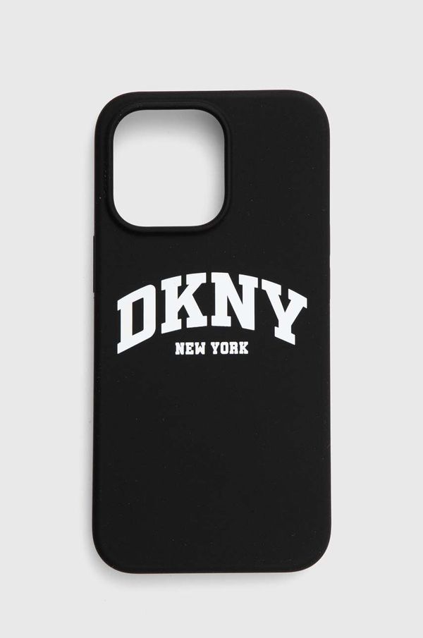 DKNY Etui za telefon Dkny iPhone 13 Pro / 13 črna barva, DKHMP13LSNYACH