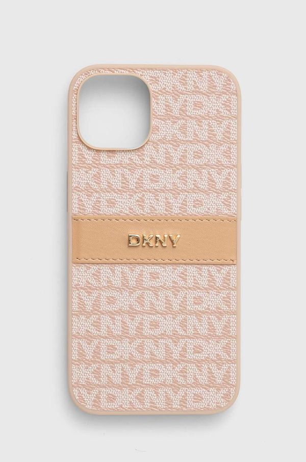 DKNY Etui za telefon Dkny iPhone 14 / 15 / 13 6.1 oranžna barva, DKHCP14SPRTHSLP