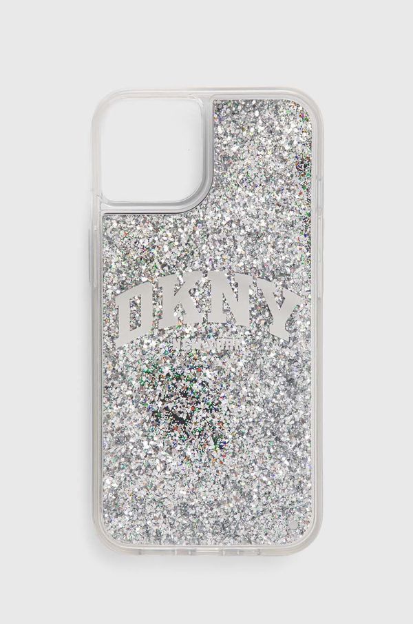 DKNY Etui za telefon Dkny iPhone 14 / 15 / 13 črna barva, DKHCP14SLBNAEK