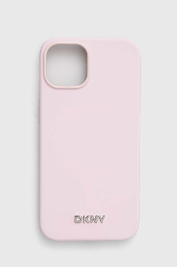 DKNY Etui za telefon Dkny iPhone 14 / 15 / 13 roza barva, DKHMP14SSMCHLP