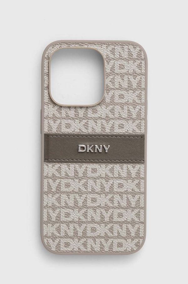 DKNY Etui za telefon Dkny iPhone 14 Pro 6.1 siva barva, DKHCP14LPRTHSLE