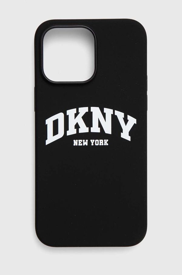 DKNY Etui za telefon Dkny iPhone 14 Pro Max črna barva, DKHMP14XSNYACH