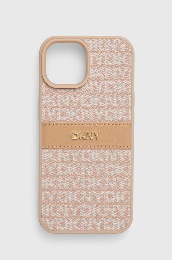 DKNY Etui za telefon Dkny iPhone 15 / 14 / 13 6.1 oranžna barva, DKHCP15SPRTHSLP