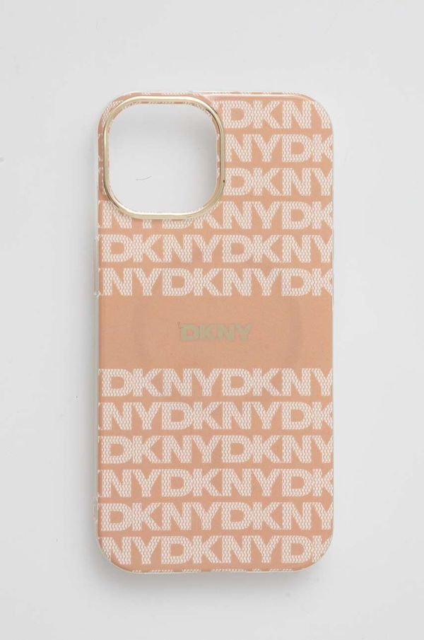 DKNY Etui za telefon Dkny iPhone 15 / 14 / 13 6.1 oranžna barva, DKHMP15SHRHSEP