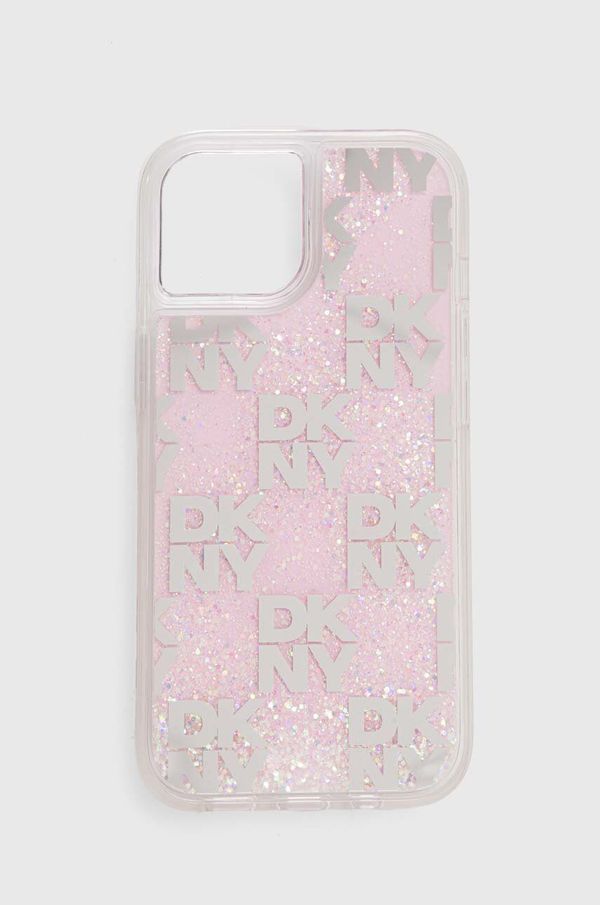 DKNY Etui za telefon Dkny iPhone 15 / 14 / 13 roza barva, DKHCP15SLCPEPP